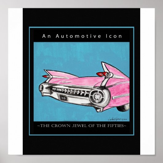 1959 Cadillac ポスター (正面)