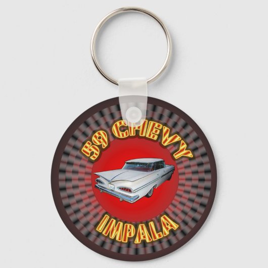 1959 Chevy Impala Keychain. キーホルダー (正面)