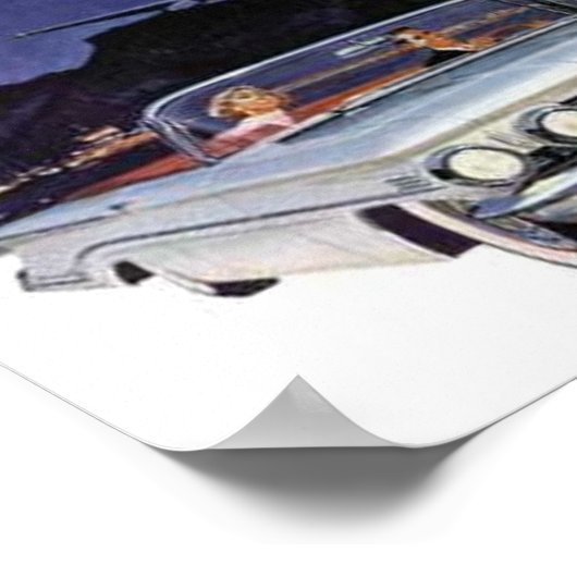 1959 Oldsmobile ポスター (角)