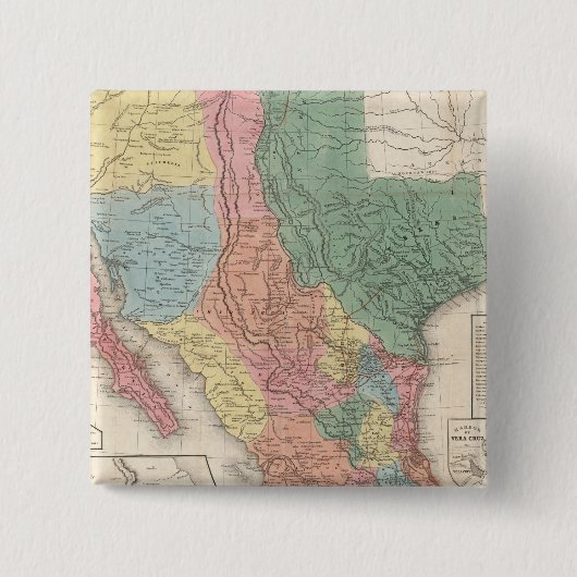 195.州とメキシコ 缶バッジ (正面)