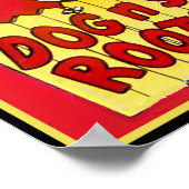 1960のDOG n SUDSルートビール ポスター (角)