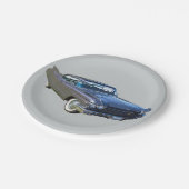 1960キャデラッククラシッククラグジュアリーカー ペーパープレート (アングル)