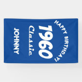 1960クラシック誕生祝い60 横断幕 (横)