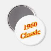 1960クラシック赤色 マグネット (正面/裏面)