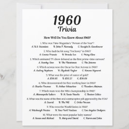 1960トリビアゲーム