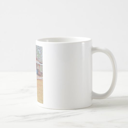 1960ブルーサダンドデビルアンティーク車 コーヒーマグカップ (右)