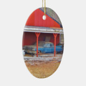 1960ブルーサダンドデビルアンティーク車 セラミックオーナメント (右)