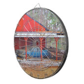 1960ブルーサダンドデビルアンティーク車 ダーツボード (正面右)