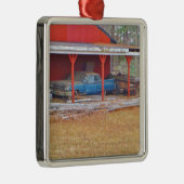 1960ブルーサダンドデビルアンティーク車 メタルオーナメント (右)