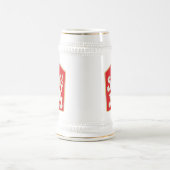 1960マグチェコスロバキアの紋章付き外衣 ビールジョッキ (中央)