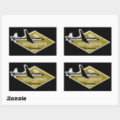 1960モホーク航空II 長方形シール (シート)