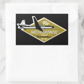 1960モホーク航空II 長方形シール (バッグ)