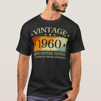 1960レトロ誕生日60thヴィンテージ検疫局 tシャツ