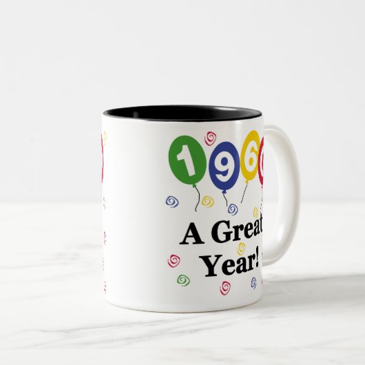 1960年すばらしい年の誕生日 ツートーンマグカップ (正面右)