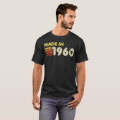 1960年に作られたヴィンテージ60誕生日 Tシャツ (正面フル)