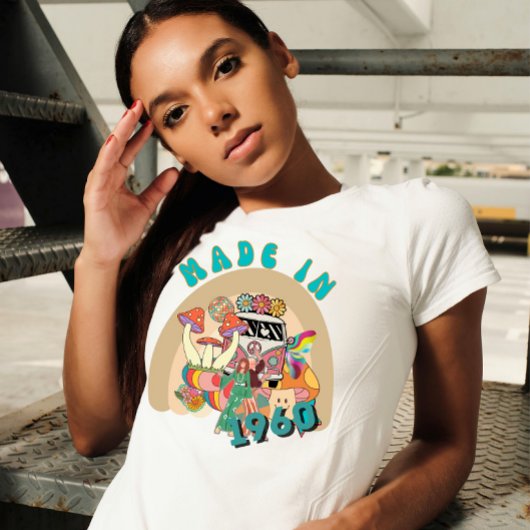 1960年に作成された誕生日マイルストーン Tシャツ