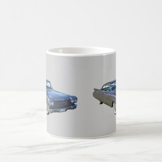 1960年のキャデラックの贅沢車 コーヒーマグカップ (中央)