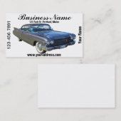 1960年のキャデラックの贅沢車 名刺 (正面/裏面)