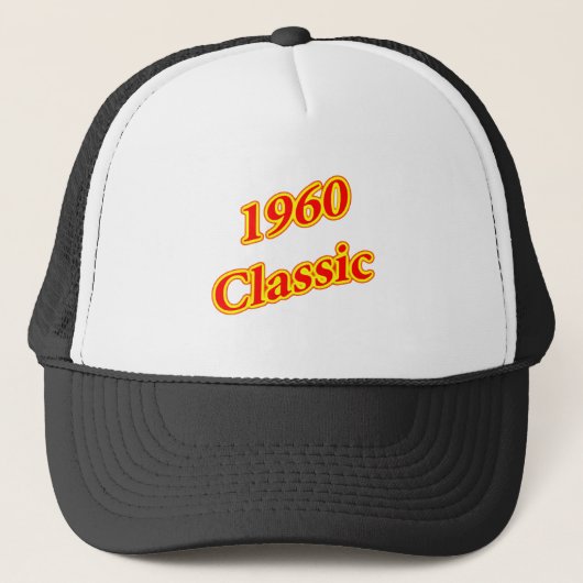 1960年のクラシックな赤 キャップ (正面)