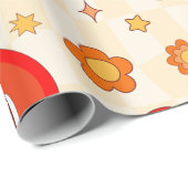 1960年のグルーヴポップ・アートのアールバレンタイン炎の情熱 ラッピングペーパー (ロールコーナー)