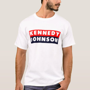 1960年のケネディジョンソンのバンパーステッカー Tシャツ