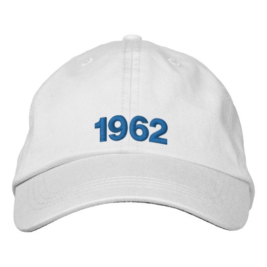 1960年の刺繍野球キャップ 刺繍入りキャップ (正面)