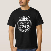 1960年の卒業又は懇親会デザイン Tシャツ (正面)