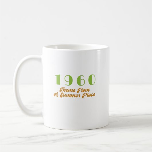 1960年の年間トップソング コーヒーマグカップ (左)