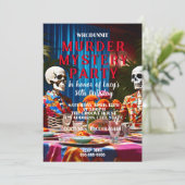 1960年の殺人事件の謎1960年スタイルディナーパーティー 招待状 (スタンド正面)