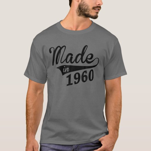 1960年の誕生日 Tシャツ (正面)