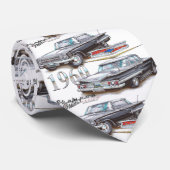 1960年のChevyのインパラは白のセダンを遊ばします ネクタイ (ロール)