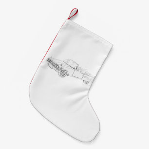 1960年のChevyのインパラ スモールクリスマスストッキング