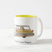 1960年のOldsmobile Fiesaワゴンマグ ツートーンマグカップ (正面右)