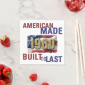 1960年アメリカンメイド60誕生日 スタンダードカクテルナプキン (インサイチュ)