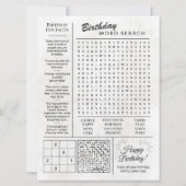 1960年カスタム新聞紙誕生日カード、トレンド シーズンカード (裏面)