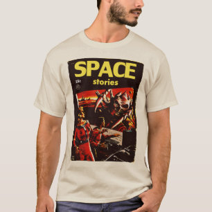 1960年クラシックの宇宙ストーリーTシャツ Tシャツ