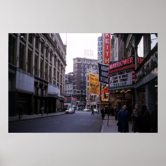 1960年ボストン演劇地区 ポスター (正面)