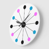 1960年モダン代レトロ壁時計 ラージ壁時計 (傾斜)