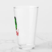 1960年代のガススタンドの怪物ガラス タンブラーグラス (左)