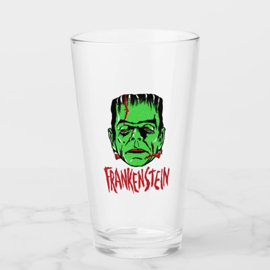 1960年代のガススタンドの怪物ガラス タンブラーグラス (正面)