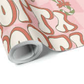 1960年代のグルーヴな黒いサンタアフリカクリスマス ラッピングペーパー (ロールコーナー)