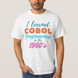 1960年代のコボル言語 Tシャツ
