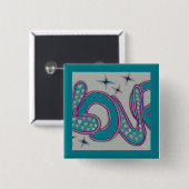 1960年代のスタイル 缶バッジ (正面&裏面)