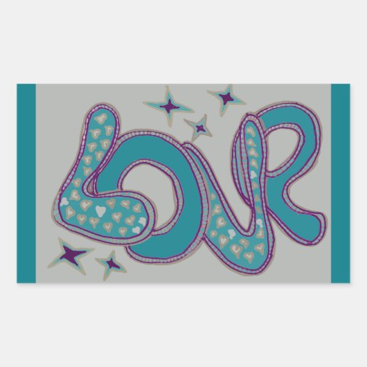 1960年代のスタイル 長方形シール (正面)