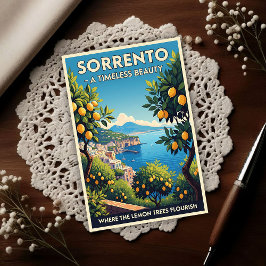 1960年代のソレント、イタリア ポストカード