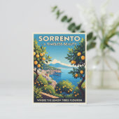 1960年代のソレント、イタリア ポストカード (スタンド正面)