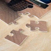 1960年代のトラックが未舗装の道路を下る名前をカスタムする ジグソーパズル (側面)