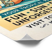 1960年代のフロリダ旅行 ポスター (角)