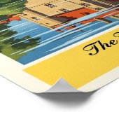 1960年代のブルージュ、ベルギーのヴィンテージ旅行ポスター ポスター (角)