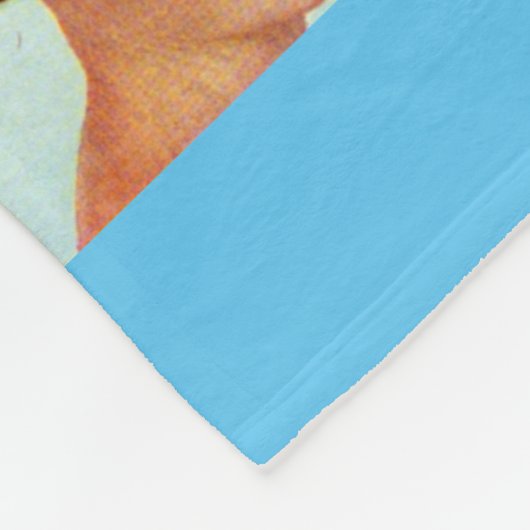 1960年代のヘアスタイルグリッド フリースブランケット (角)